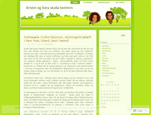 Tablet Screenshot of kristinogdora.wordpress.com