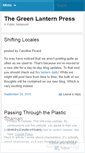 Mobile Screenshot of greenlanternpress.wordpress.com