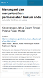 Mobile Screenshot of mylegalofficer.wordpress.com