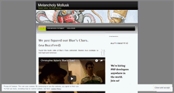 Desktop Screenshot of melancholymollusk.wordpress.com
