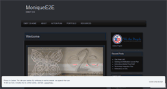 Desktop Screenshot of moniquee2e.wordpress.com