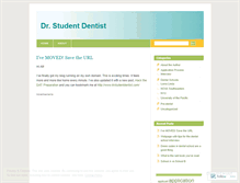 Tablet Screenshot of drstudentdentist.wordpress.com