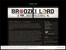 Tablet Screenshot of gbrbeachvolleyball.wordpress.com