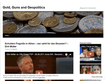 Tablet Screenshot of goldgunsgeopolitics.wordpress.com