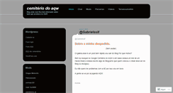Desktop Screenshot of cemiteriodoaqw.wordpress.com