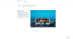 Desktop Screenshot of aligallagher.wordpress.com