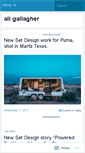 Mobile Screenshot of aligallagher.wordpress.com