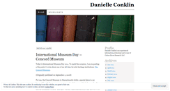 Desktop Screenshot of danielleconklin.wordpress.com