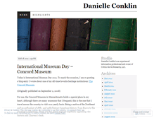 Tablet Screenshot of danielleconklin.wordpress.com