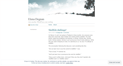 Desktop Screenshot of elenadegnan.wordpress.com
