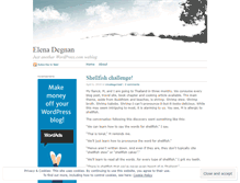 Tablet Screenshot of elenadegnan.wordpress.com