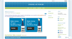 Desktop Screenshot of chooseapcforme.wordpress.com