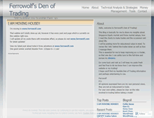 Tablet Screenshot of ferrowolf.wordpress.com