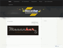 Tablet Screenshot of mecanher.wordpress.com