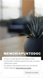 Mobile Screenshot of memoriapuntodoc.wordpress.com