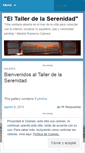 Mobile Screenshot of eltallerdelaserenidad.wordpress.com