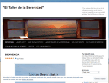 Tablet Screenshot of eltallerdelaserenidad.wordpress.com