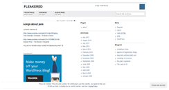 Desktop Screenshot of fleakered.wordpress.com