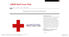 Desktop Screenshot of orhsredcross.wordpress.com