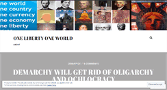 Desktop Screenshot of oneliberty.wordpress.com