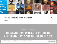 Tablet Screenshot of oneliberty.wordpress.com