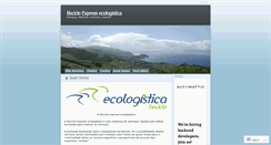 Desktop Screenshot of becicleecologistica.wordpress.com