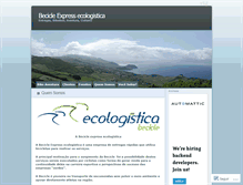 Tablet Screenshot of becicleecologistica.wordpress.com