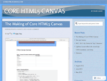 Tablet Screenshot of corehtml5canvas.wordpress.com