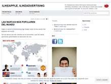 Tablet Screenshot of ilikeapple.wordpress.com
