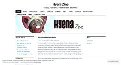 Desktop Screenshot of hyenazine.wordpress.com