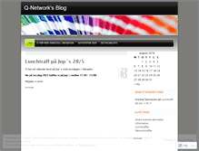 Tablet Screenshot of networkq.wordpress.com