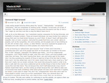 Tablet Screenshot of mmitch1969.wordpress.com