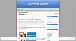 Desktop Screenshot of everythingcruising.wordpress.com