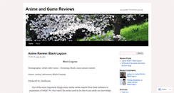 Desktop Screenshot of animeandgamereviews.wordpress.com