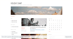 Desktop Screenshot of holidaycamp.wordpress.com