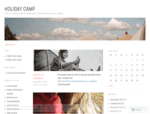 Tablet Screenshot of holidaycamp.wordpress.com