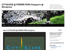 Tablet Screenshot of cityscapefarrerparksingapore.wordpress.com