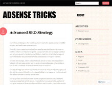 Tablet Screenshot of adstricks.wordpress.com