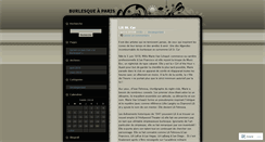 Desktop Screenshot of burlesqueparis.wordpress.com