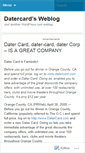 Mobile Screenshot of datercard.wordpress.com