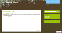 Desktop Screenshot of couponmommie.wordpress.com