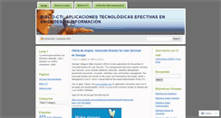 Desktop Screenshot of bibliocti.wordpress.com