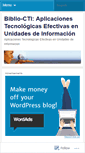 Mobile Screenshot of bibliocti.wordpress.com