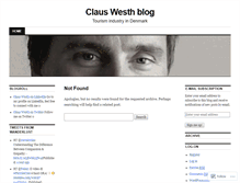 Tablet Screenshot of clauswesth.wordpress.com