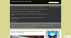 Desktop Screenshot of corporacionculturalvina.wordpress.com