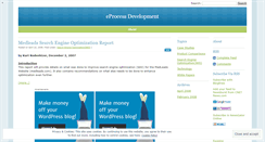 Desktop Screenshot of eprocessdevelopment.wordpress.com