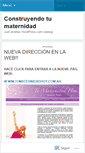 Mobile Screenshot of construyendotumaternidad.wordpress.com