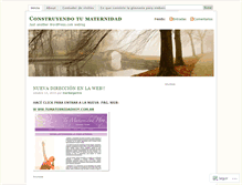 Tablet Screenshot of construyendotumaternidad.wordpress.com