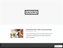 Tablet Screenshot of kalvinkhoo.wordpress.com