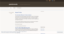 Desktop Screenshot of pandoravalo.wordpress.com